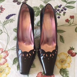 Enzo Angiolini Black Leather Heals 8.5 M